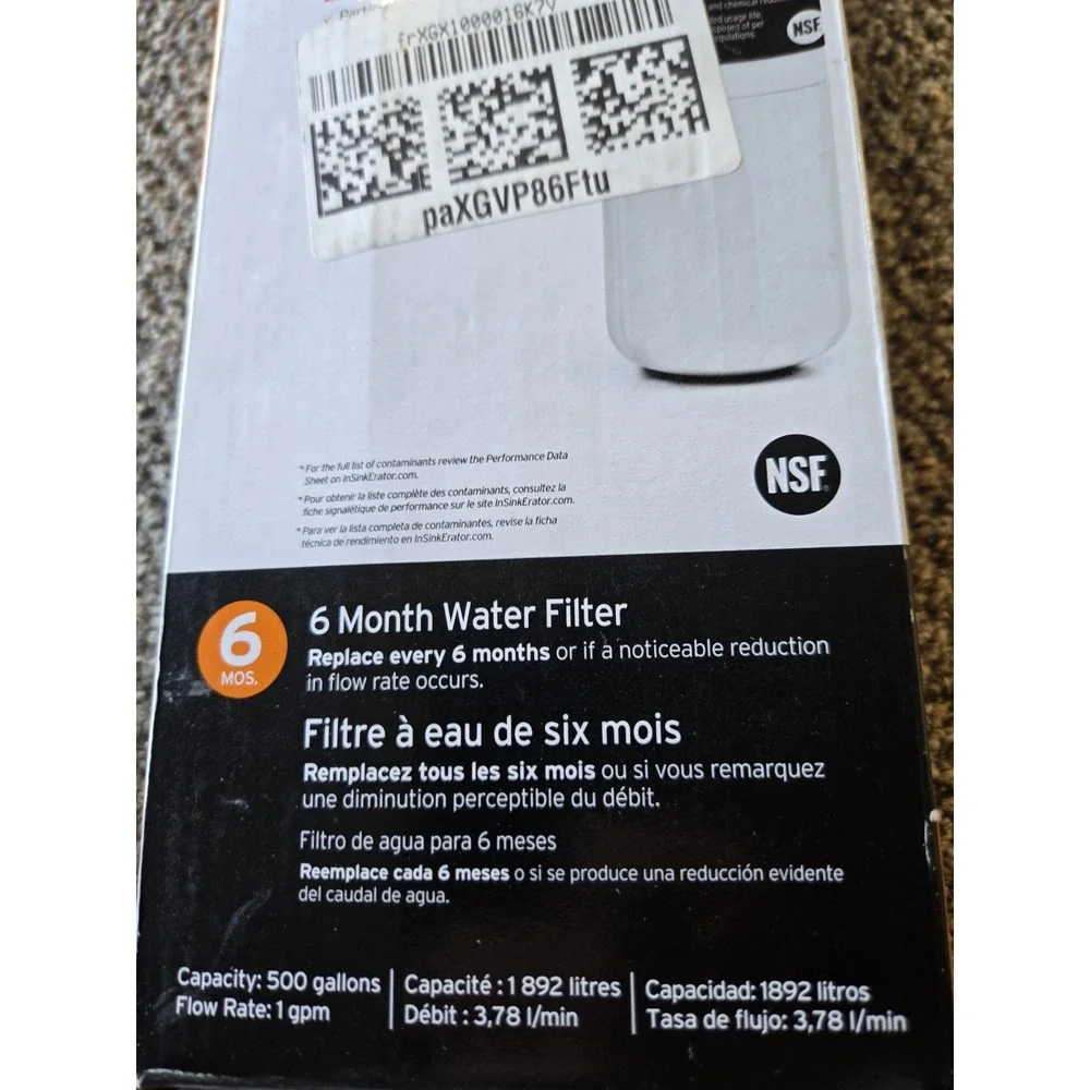 InSinkerator F-1000 Replacement Filter Cartridge Sink Water Filtration System